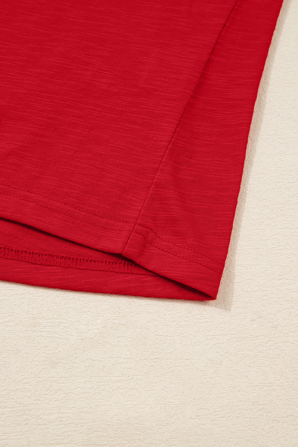 Light French Beige Casual Button V Neck Long Sleeve T-Shirt