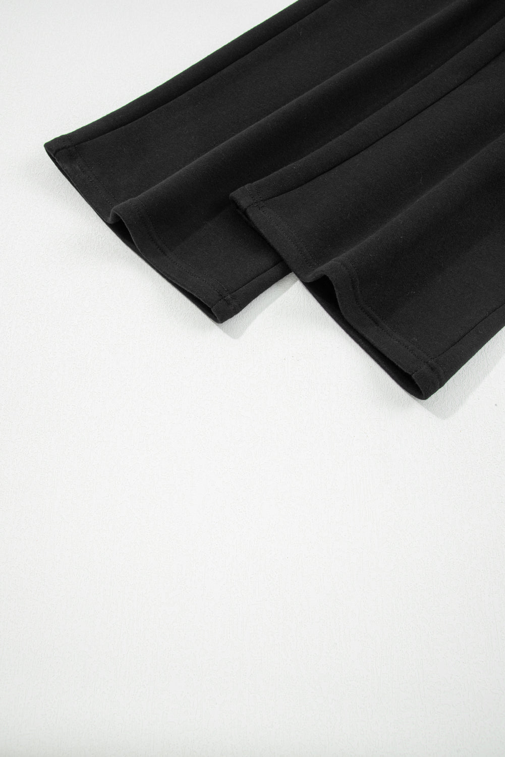 Black Leopard Drawstring Winter Fleece Pants